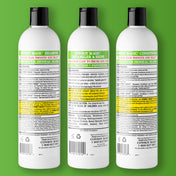 Rosewater Shampoo, Rosewater Conditioner, and Detangler & Shine 16 Ounce 3 Piece Bundle