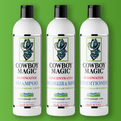 Rosewater Shampoo, Rosewater Conditioner, and Detangler & Shine 16 Ounce 3 Piece Bundle