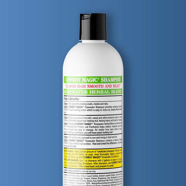 Rosewater Shampoo - Gentle, Deep-Cleaning Formula with Honey