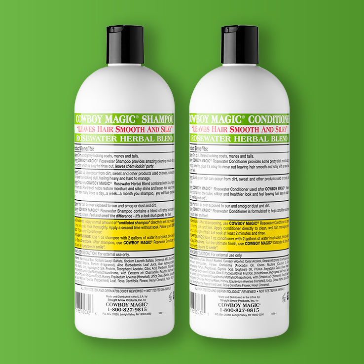 Rosewater Shampoo & Rosewater Conditioner 32 Ounce 2 Piece Bundle