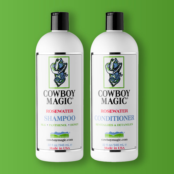 Rosewater Shampoo & Rosewater Conditioner 32 Ounce 2 Piece Bundle