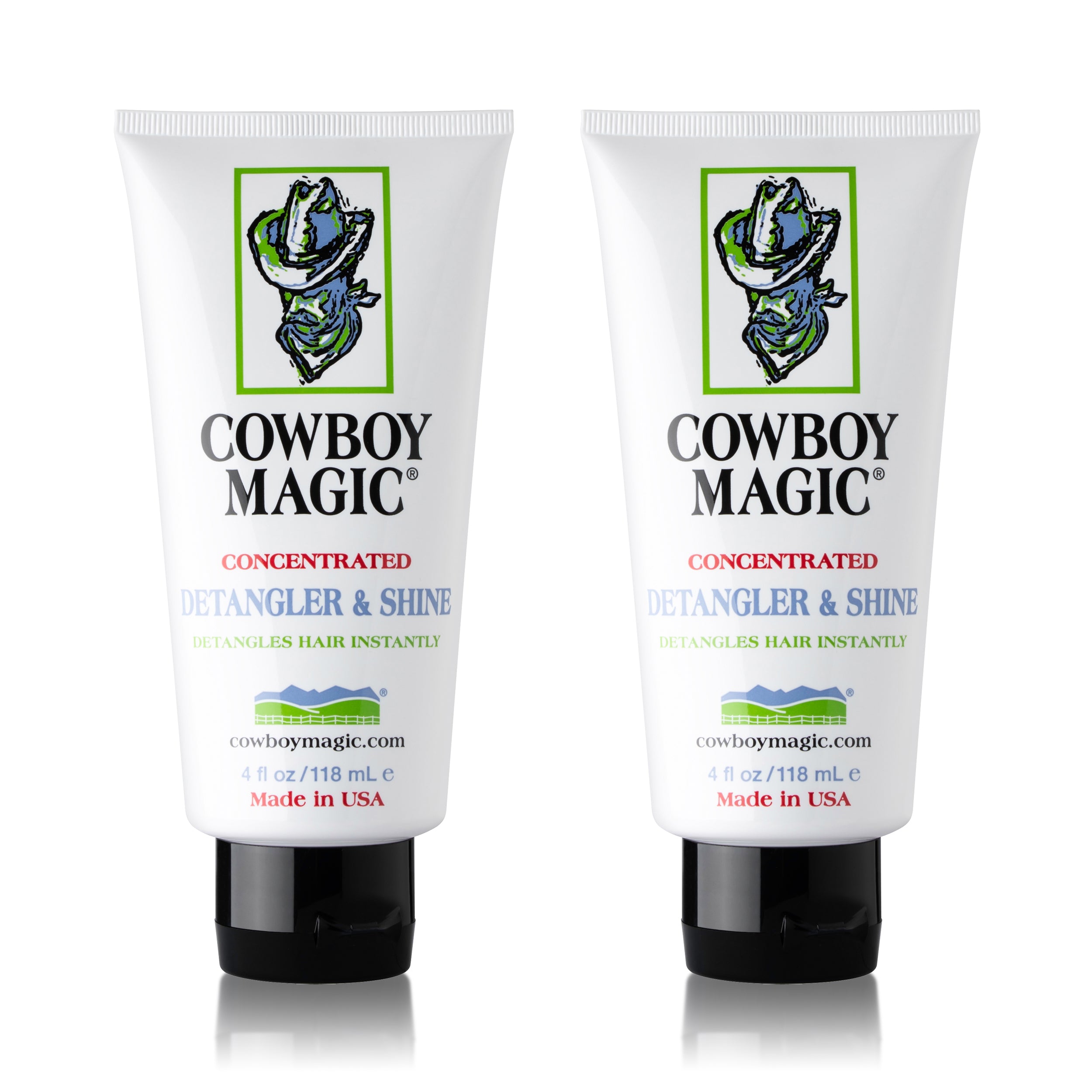 Cowboy Magic Detangler & Shine 4 Ounce 2 Piece Bundle – Cowboy Magic