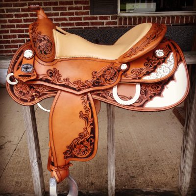 ornate saddle